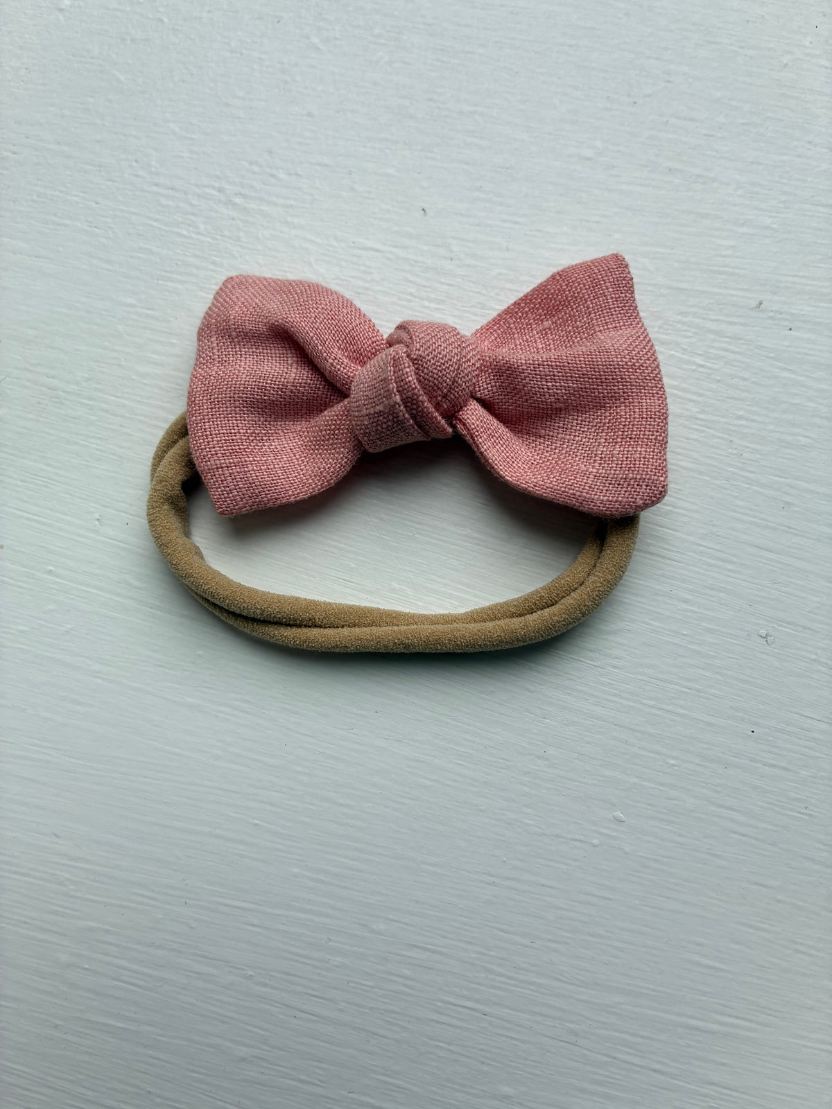 Ellory Designs, Margot Knot Bow Headband – Blush