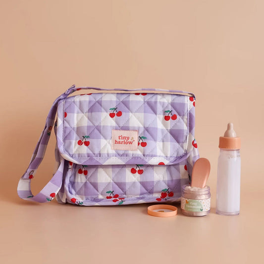 Tiny Harlow Tiny Nurturers Set - Lilac Cherry