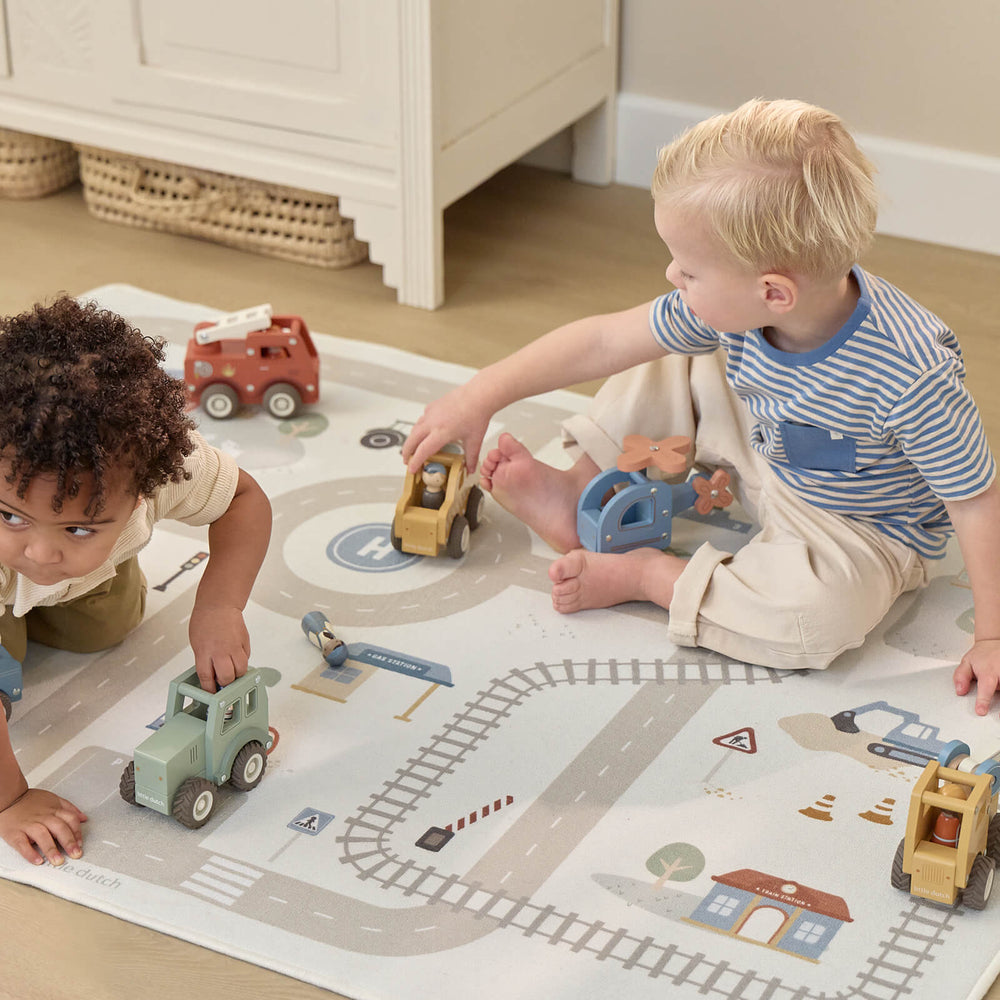Play Mat - Mini City Road and Train Track