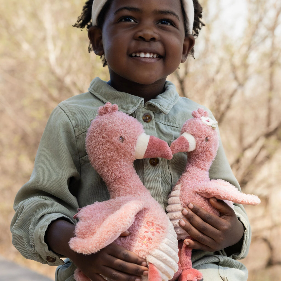Cuddly toy Flamingo - Pink - 35 cm