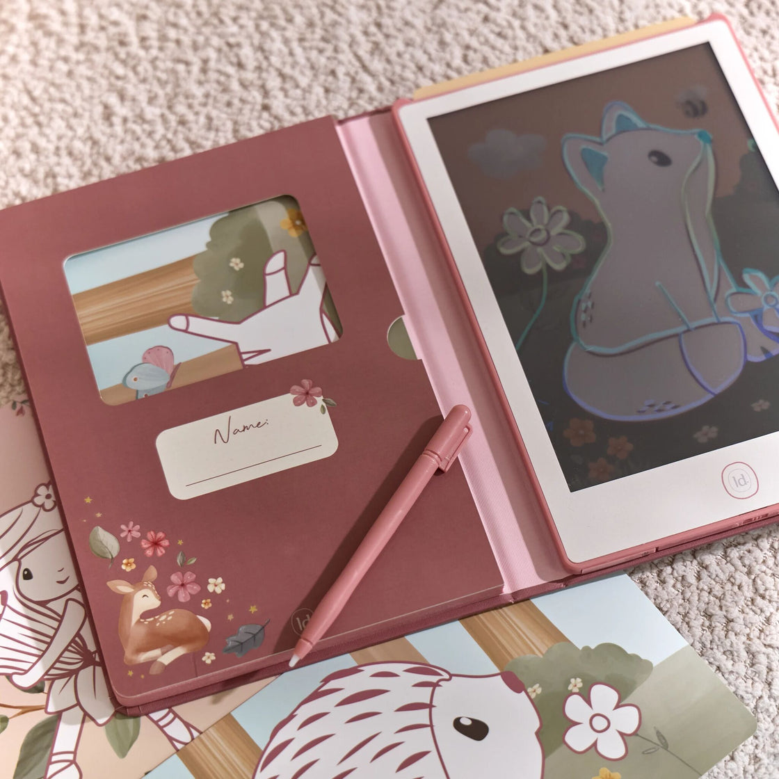 Due 9th June Fairy Garden Drawing tablet - Pink