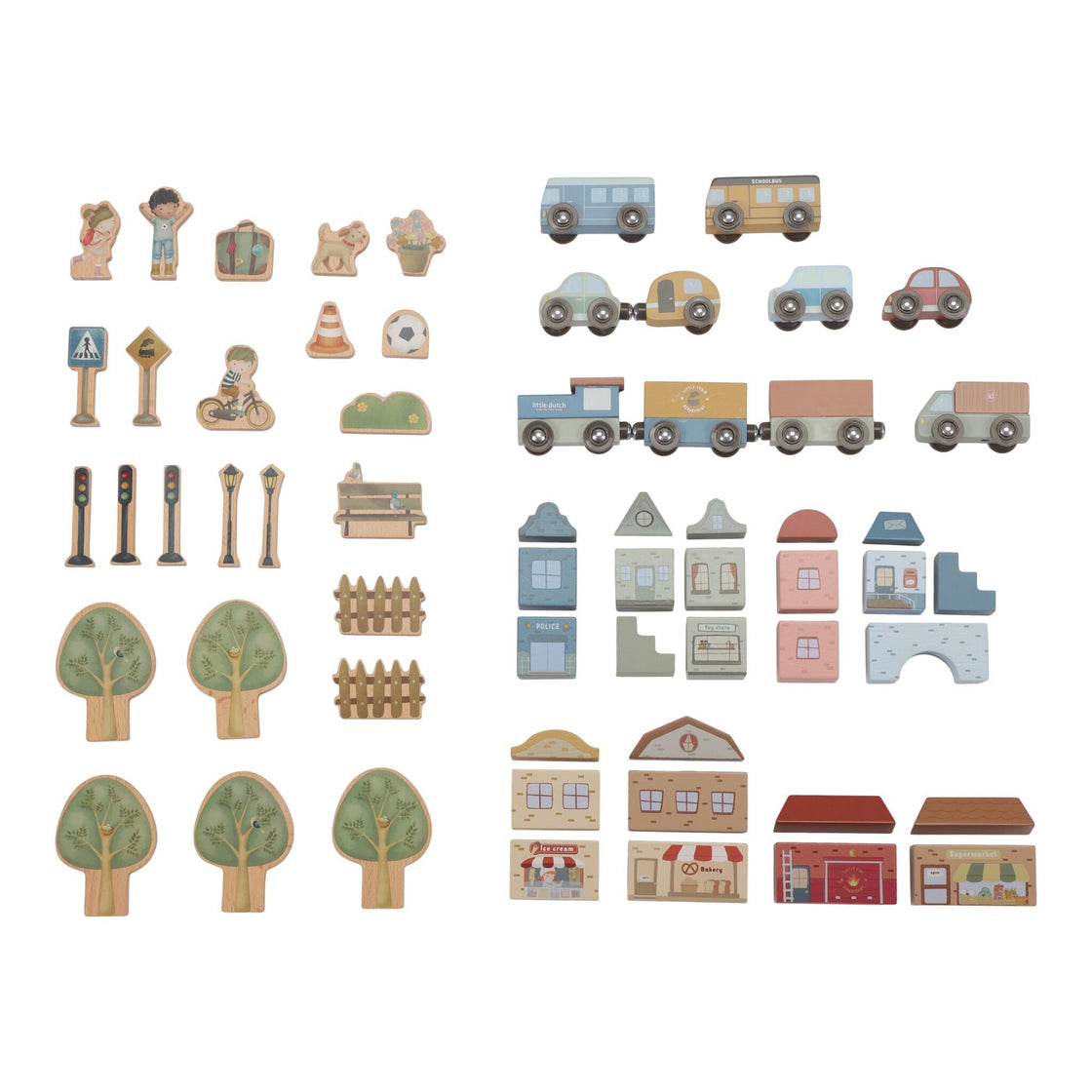 Wooden train track – XL