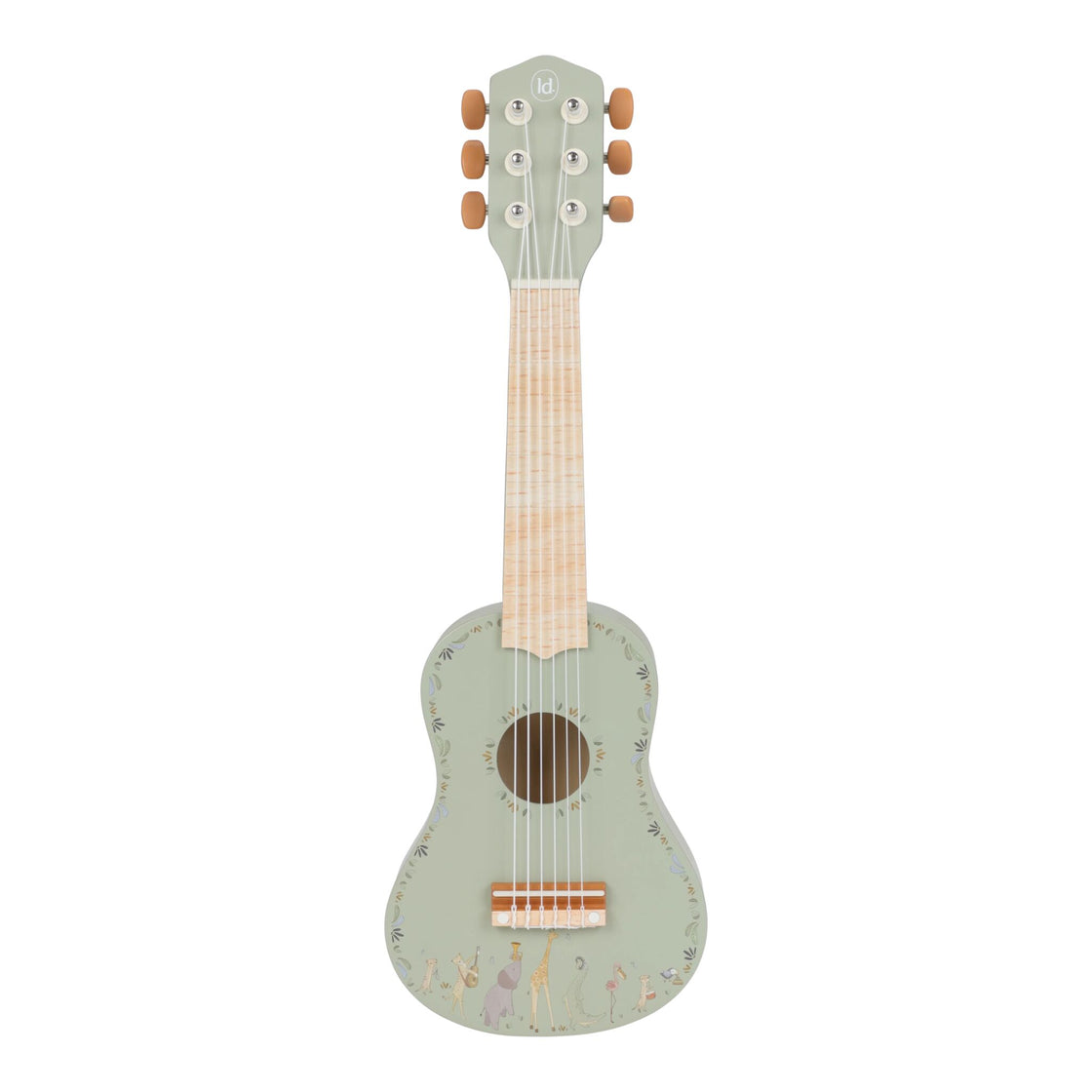 Due 9th June Wooden Guitar Green - Safari Friends