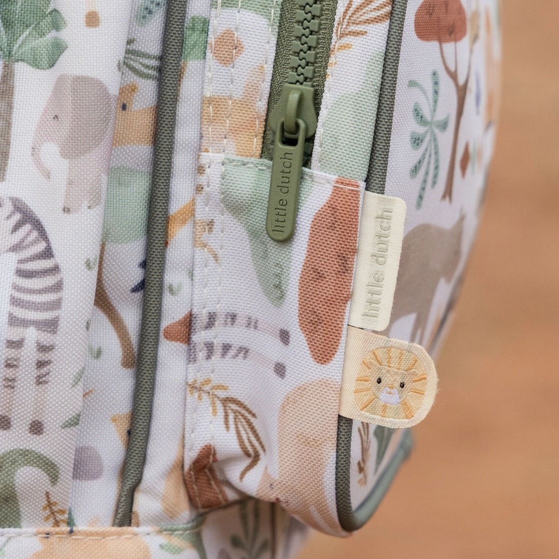 Safari Friends Backpack - White - 35 cm