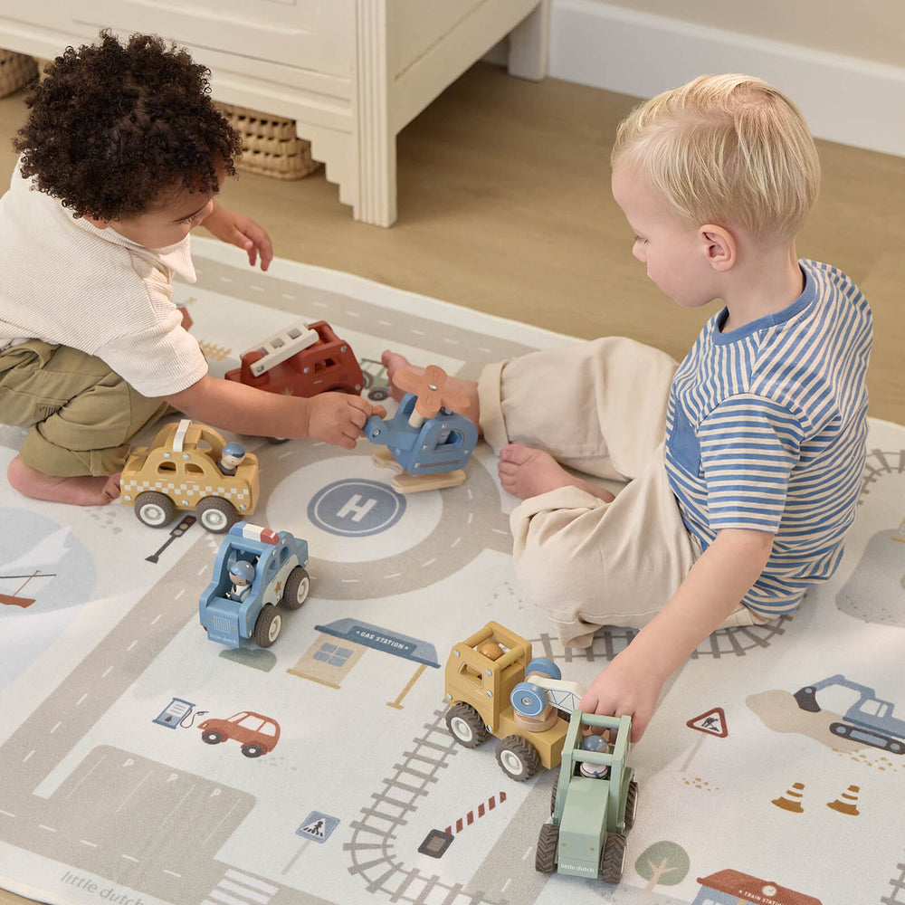 Play Mat - Mini City Road and Train Track