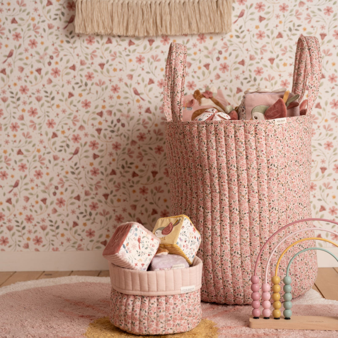 Little Dutch Storage Basket Large - Fairy Floral
