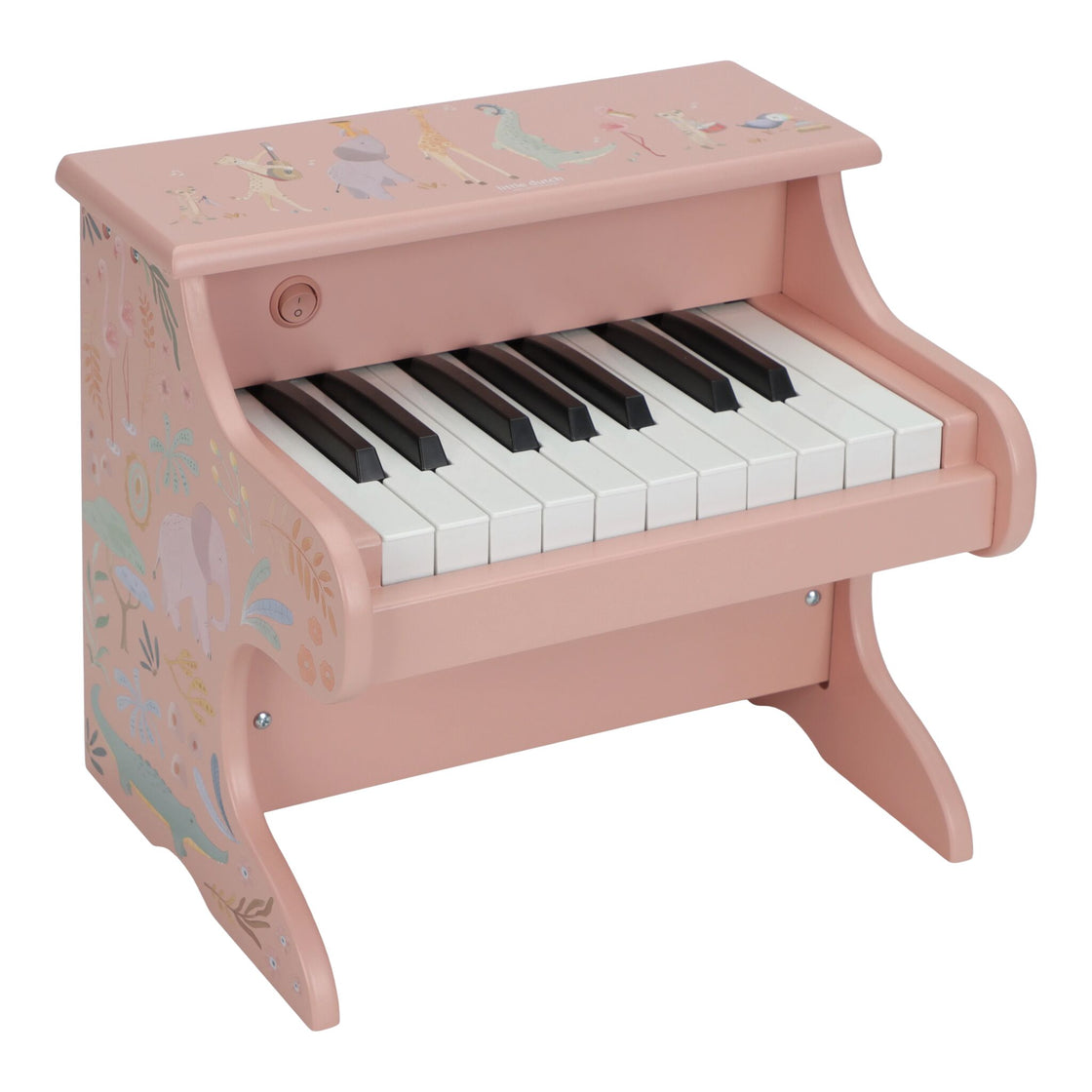 Due 9th June Wooden piano - Pink - Safari Friends