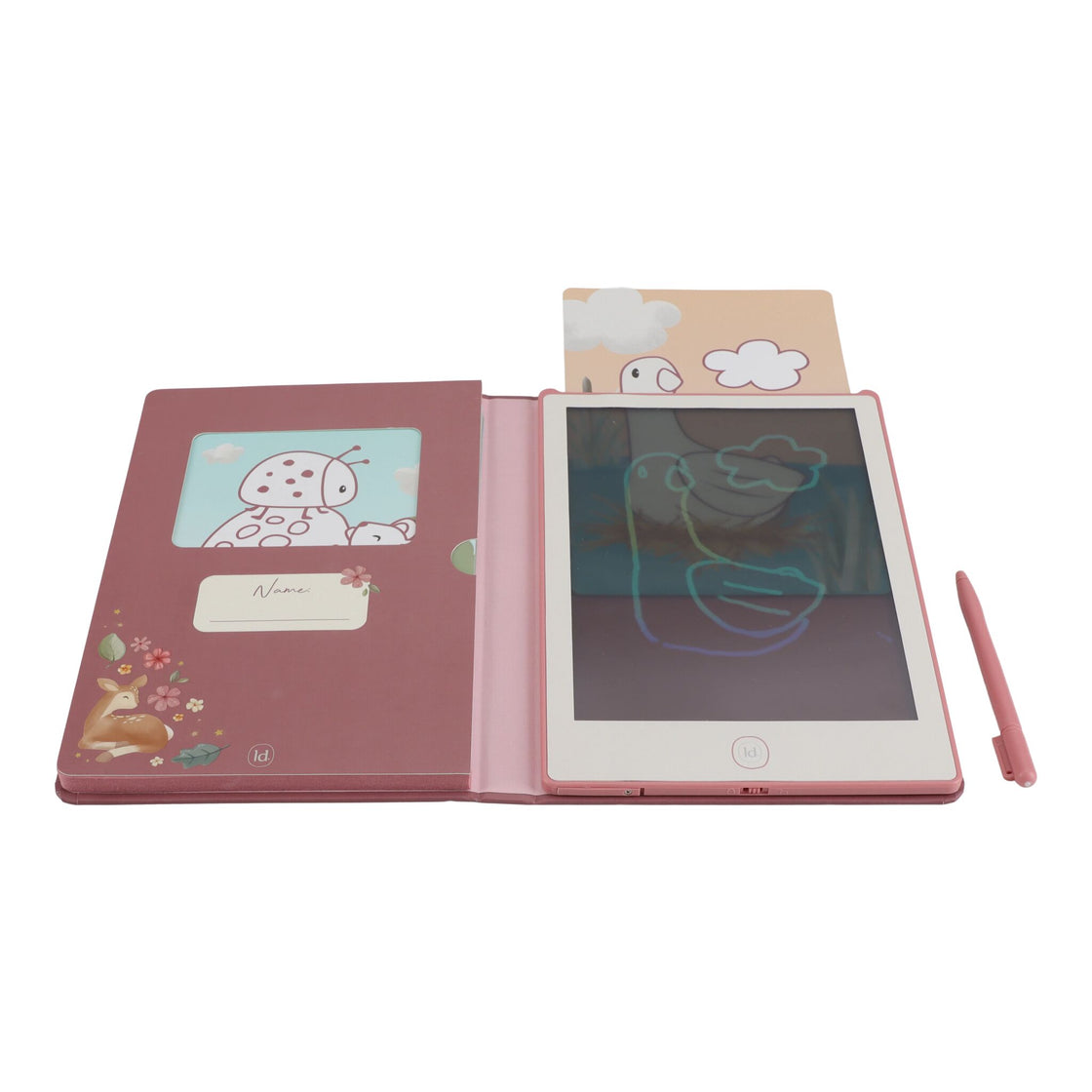 Due 9th June Fairy Garden Drawing tablet - Pink