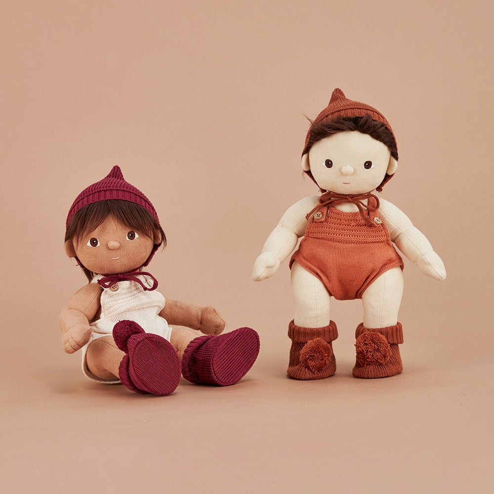 Olli Ella Dinkum Doll Knit Set Umber | Olli Ella