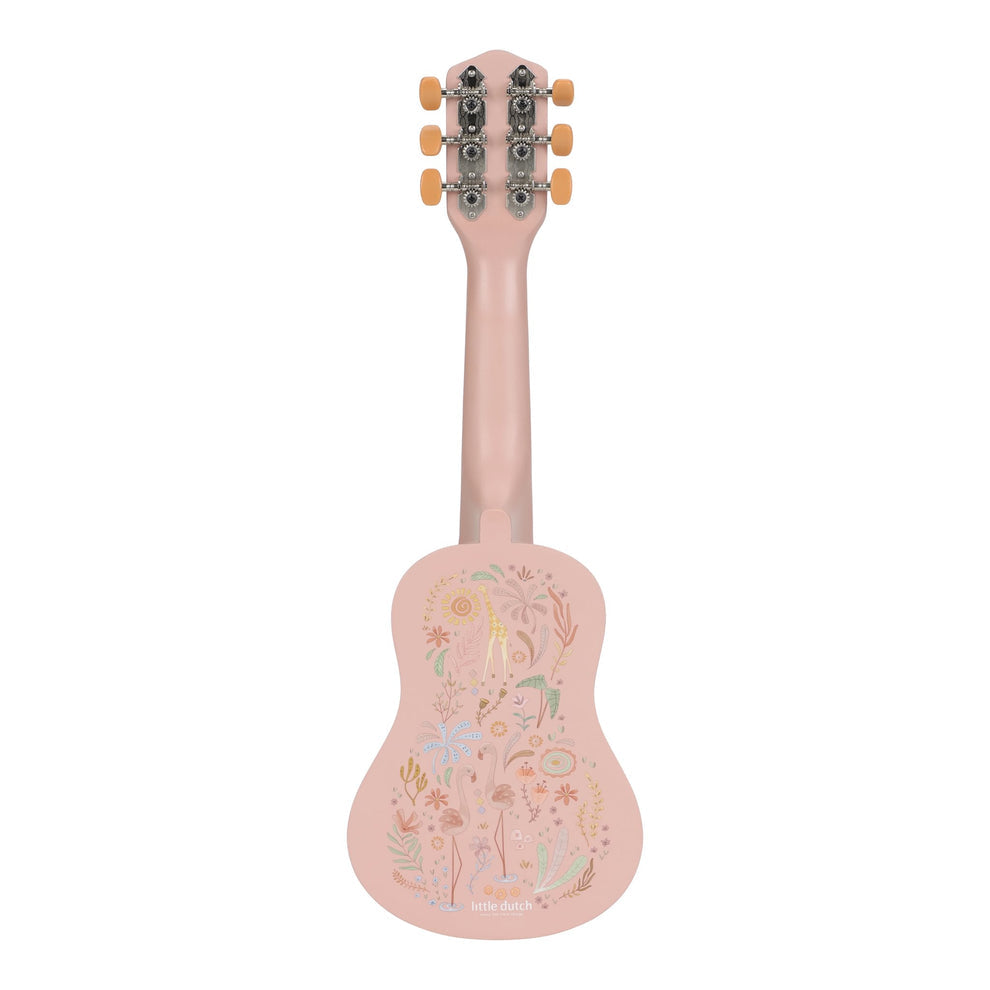 Due 9th June Wooden guitar - Pink - Safari Friends