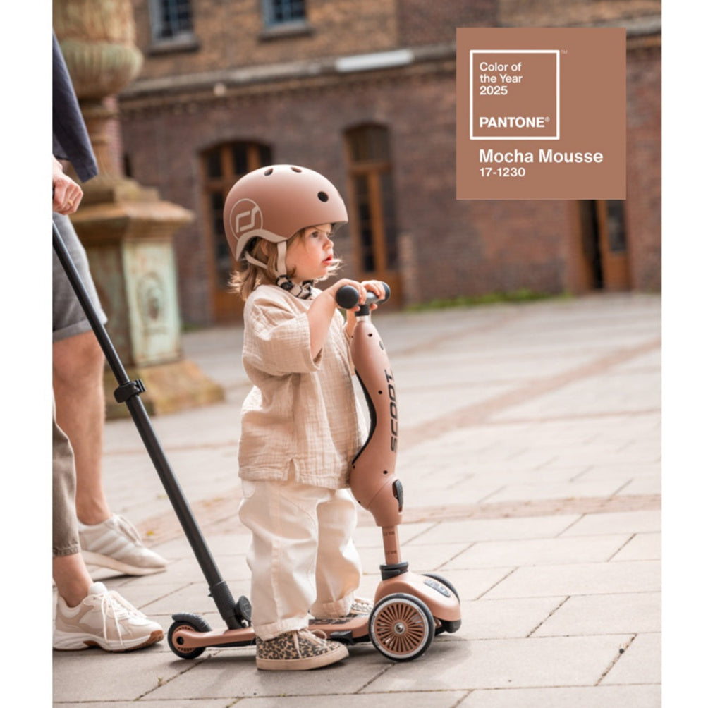 Scoot & Ride Helmet - Mocha (XXS-S)
