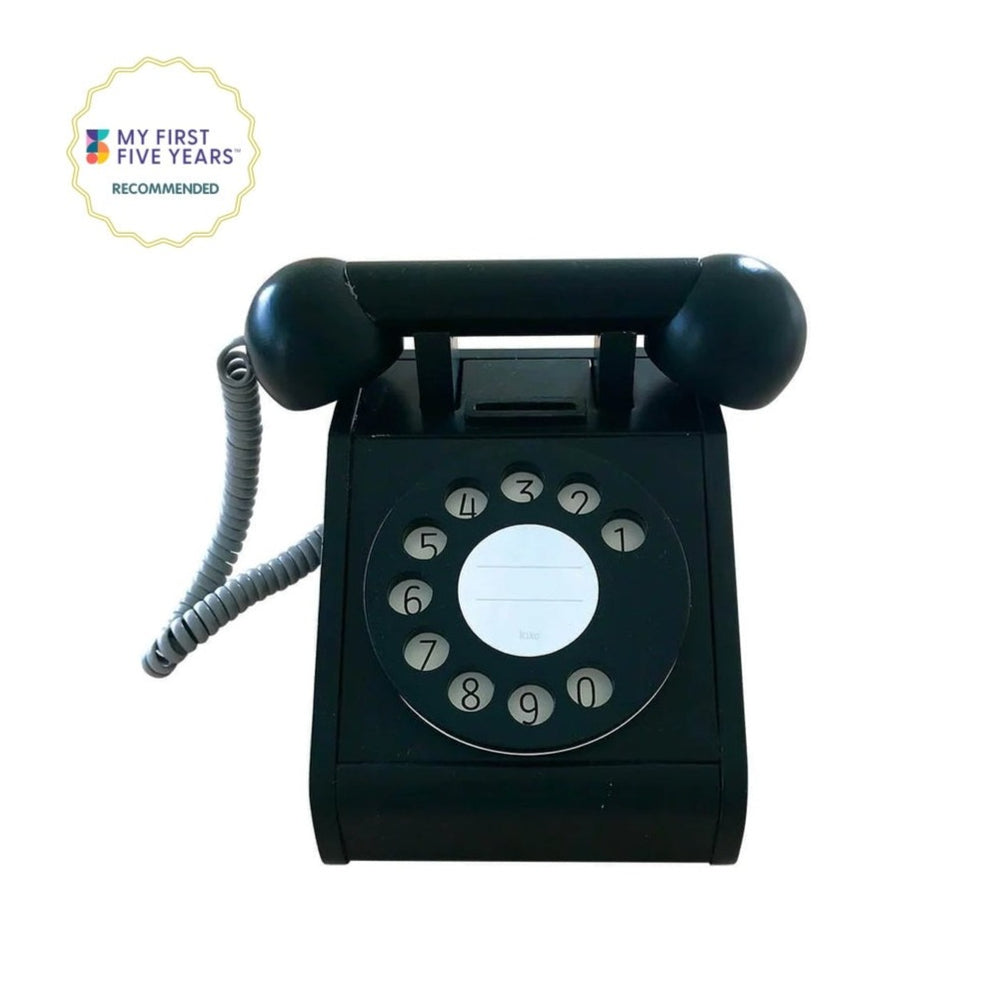 Kiko & gg Wooden Toy - Telephone (Black)