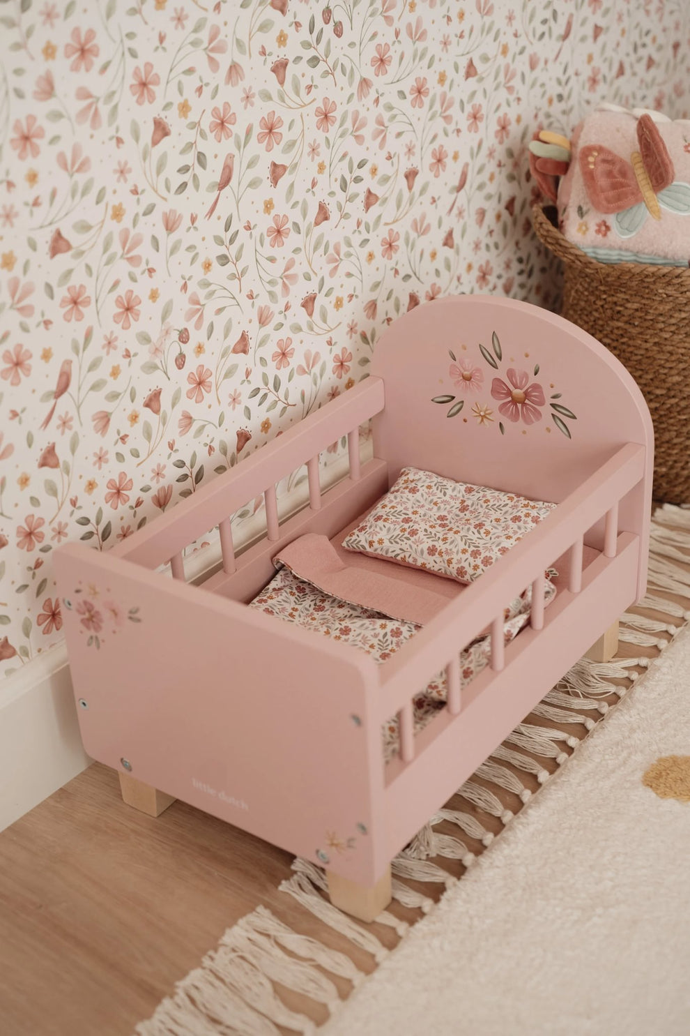 Little Dutch Wooden Doll Bed