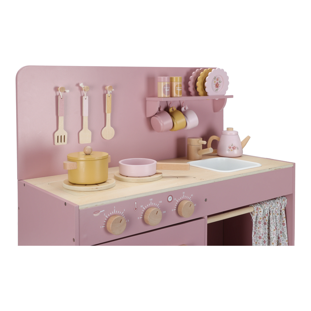 Wooden play kitchen Pink FSC Limited Edition
