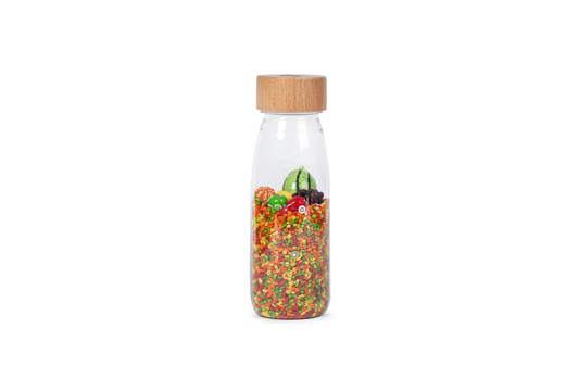 Petit Boum Sensory Toy Bottle Learn (Veggies)